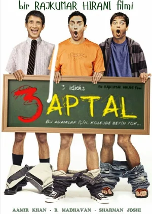 3 Aptal film afişi